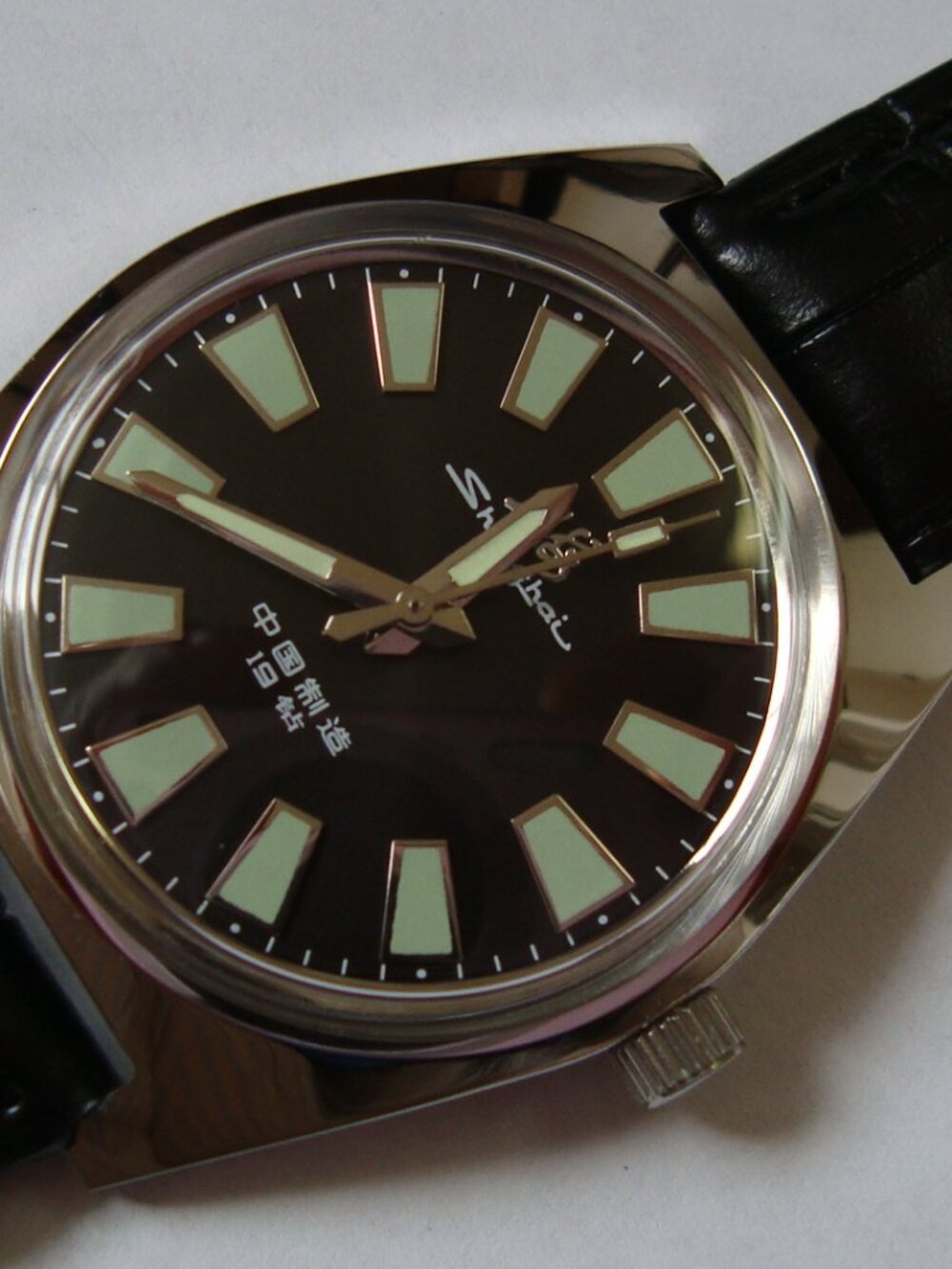 WIND UP SHANGHAI DIVER STYLE 21 JEWELS ,RUN GREAT